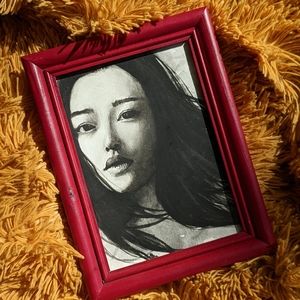 Original watercolor portrait